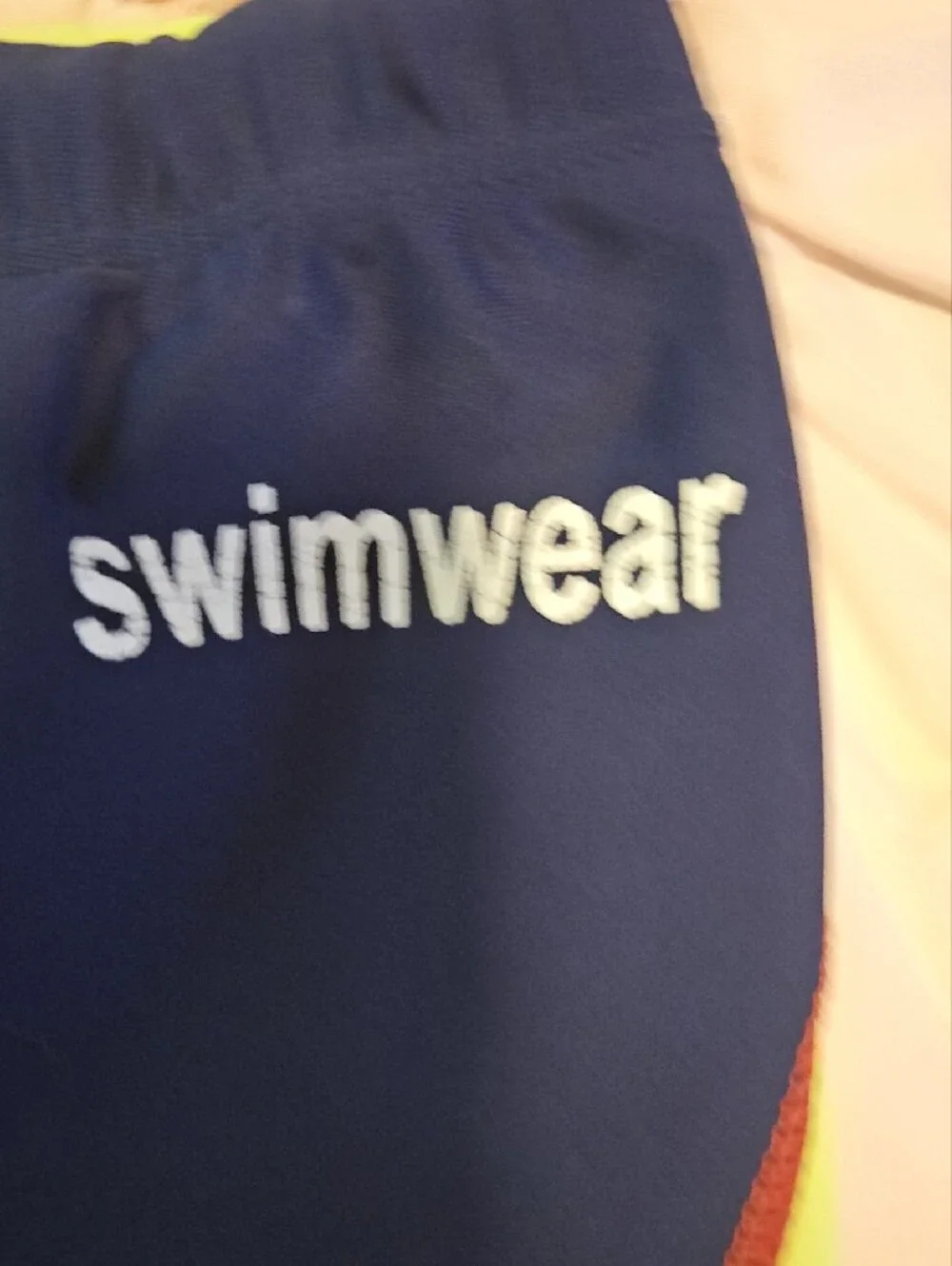 Men's Navy & Neon Yellow Swim Jammers